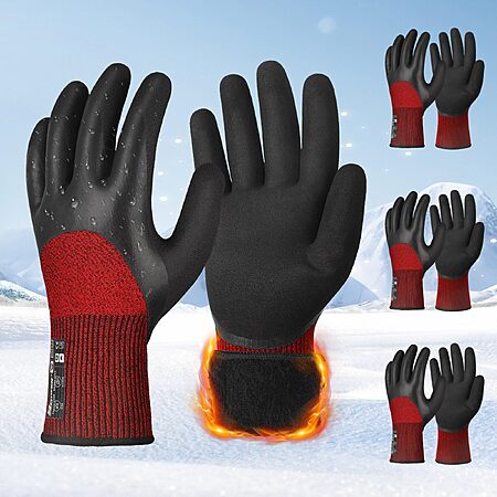 3-Pairs Schwer 3/4 Double-Dipped Coating Winter Work Gloves $6.59 w/ S&S + Free Shipping w/ Prime or on $35+