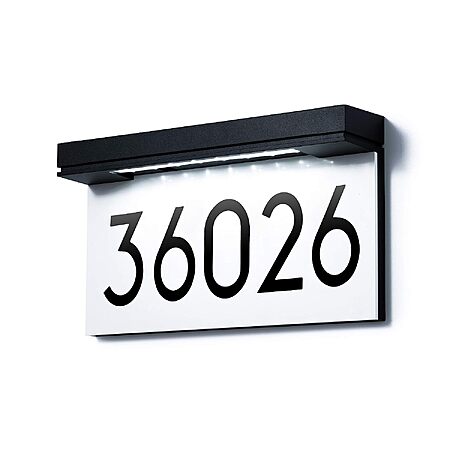 [Prime] 12.5" Percompile Solar LED Lighted Address Sign $11.63 + Free Shipping
