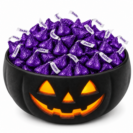 5-Lb Hershey's Kisses Special Midnight Magic Halloween Dark Chocolates $19.99 + Shipping is free.