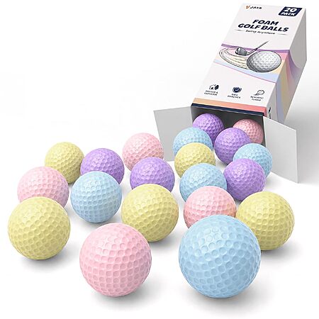 20-Pack JAYA 41mm Foam Golf Practice Balls (Macaron Assorted Colors) $5.99 + Free Shipping w/ Prime or on $35+