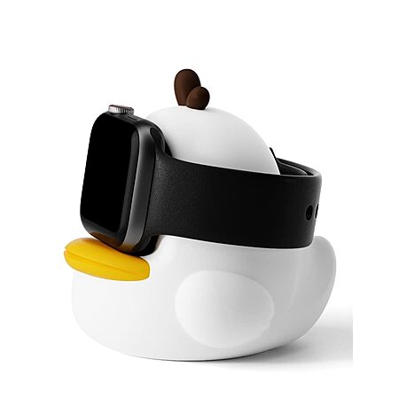 Eletiuo Duck Silicone Apple Watch Charger Stand (Various) $6