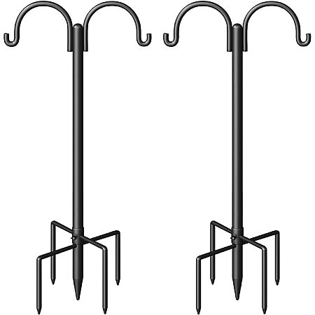 2-Pack 76" Surprizo Double Shepherd Hooks Pole w/ 5-Prong Base $17.95 + Free Shipping w/ Prime or on $35+