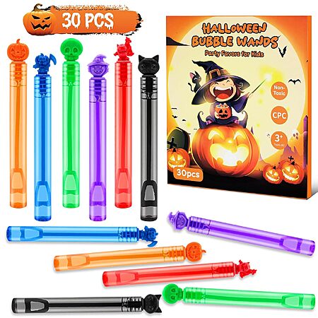 30-Count Halloween Mini Bubble Wands Party Favors $4.49 + Free Shipping w/ Prime or on $35+