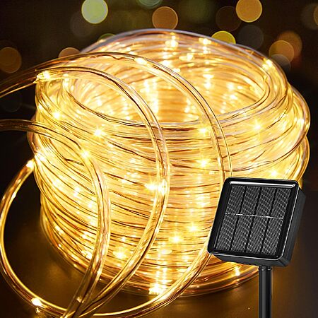 39' Brightown 100-LED Solar Rope Lights (Warm White)