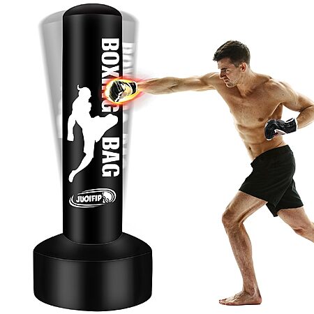 69" YORWHIN Freestanding Inflatable Punching Bag w/ Stand