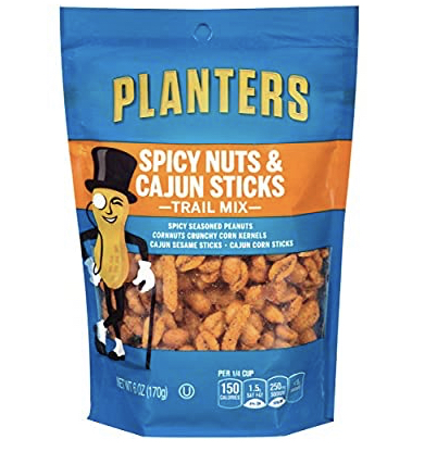 Amazon has (6 oz Pouches, Pack of 12) Planters Spicy Nuts &Cajun Stick Trail Mix $13.22 with S&S