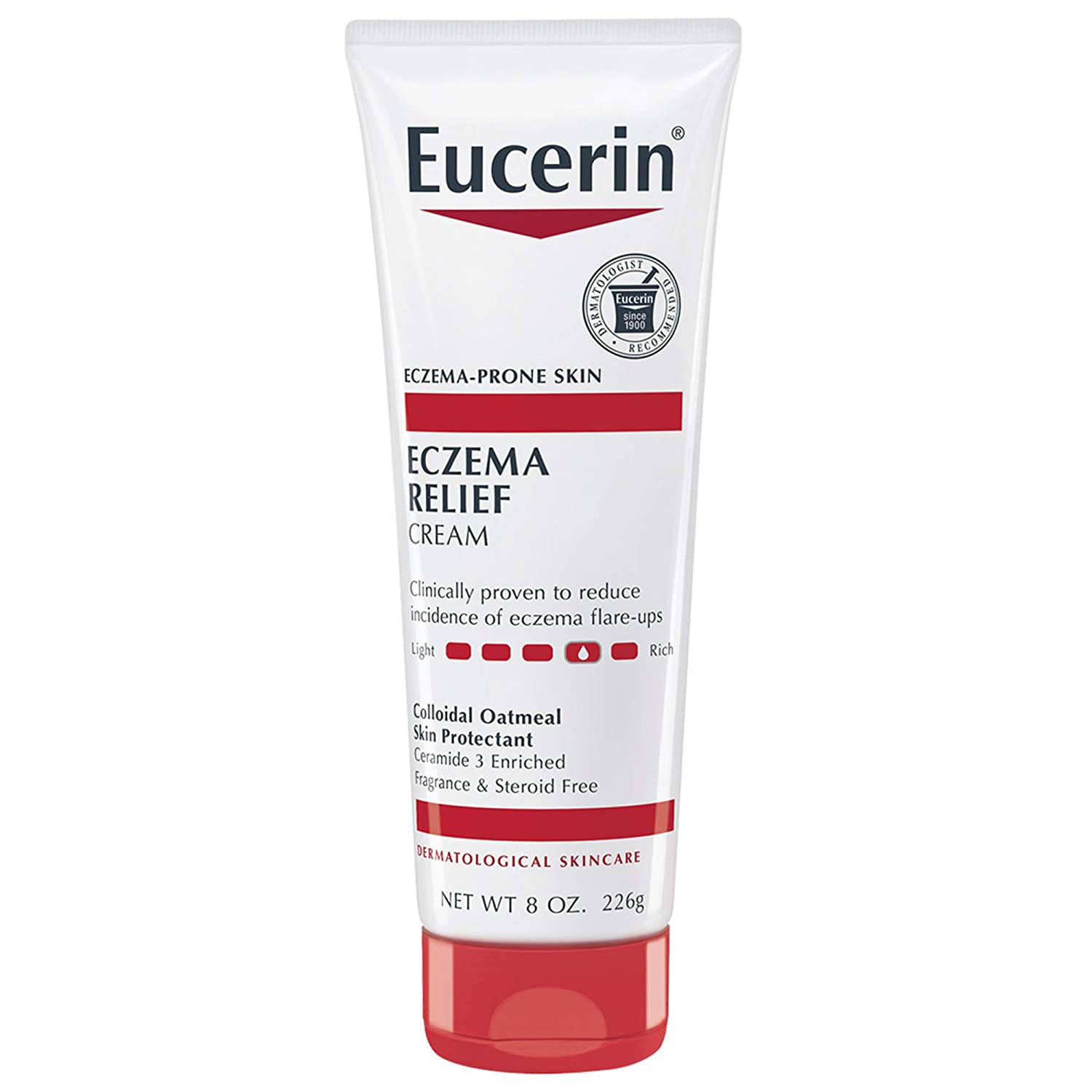 2 pack of 8 oz each Eucerin Eczema Relief Cream - Full Body Lotion for Eczema-Prone Skin for $13.13