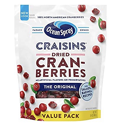 Ocean Spray Craisins Dried Cranberries, 24 Ounce $4.86