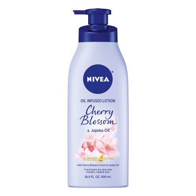 NIVEA Oil Infused Body Lotion Cherry Blossom and Jojoba Oil, 16.9 Fluid Ounce $3.07