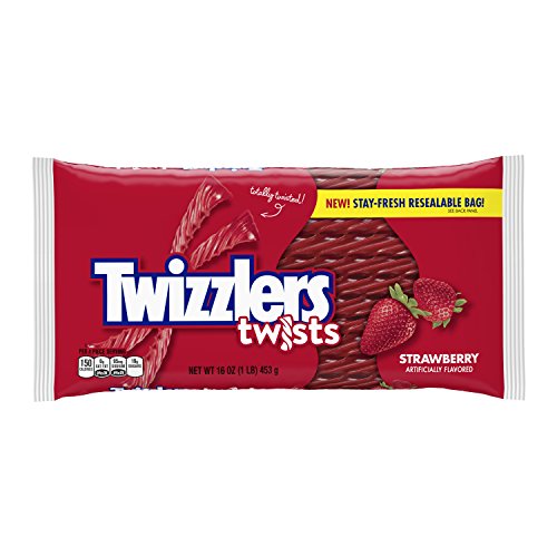 TWIZZLERS Licorice Candy, Strawberry, 16 Ounce $1.88