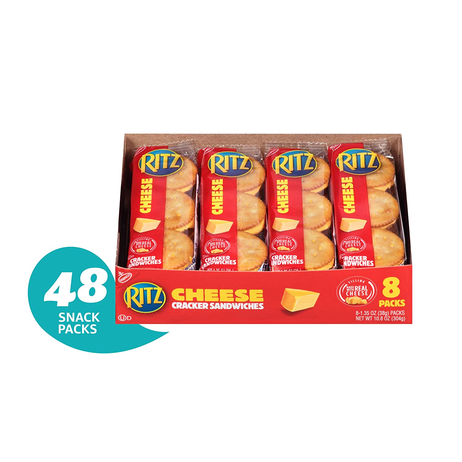 Ritz Cheese Cracker Sandwiches 48 Individual Snack Packs $9.50 w/ Subscribe & Save FSSS