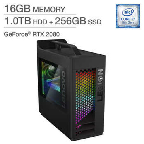 Lenovo Legion T730 Desktop: Intel Core i7-9700K, 16GB DDR4, 256GB SSD + 1TB HDD, RTX 2080, Win 10 $1299.97 + Shipping @ Costco
