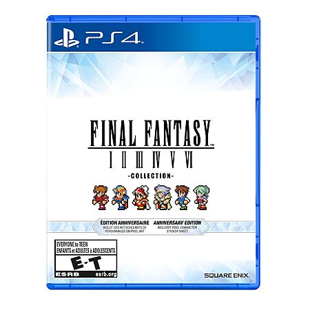 Final Fantasy I-VI Collection Anniversary Edition (PS4) $40 + Free S&H