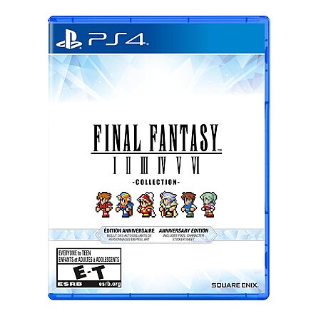 Final Fantasy I-VI Collection Anniversary Edition (PlayStation 4) - $39.99 @ Amazon