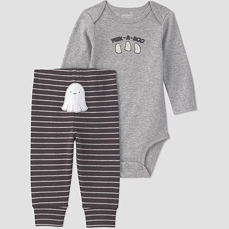 Carter's Just One You Baby Halloween Boys' 2pc Peek-A-Boo Ghost Bodysuit and Pants Set - $7.70 @ Target