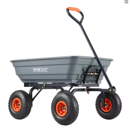 Save $46 on Vevor Utility Dump Cart!