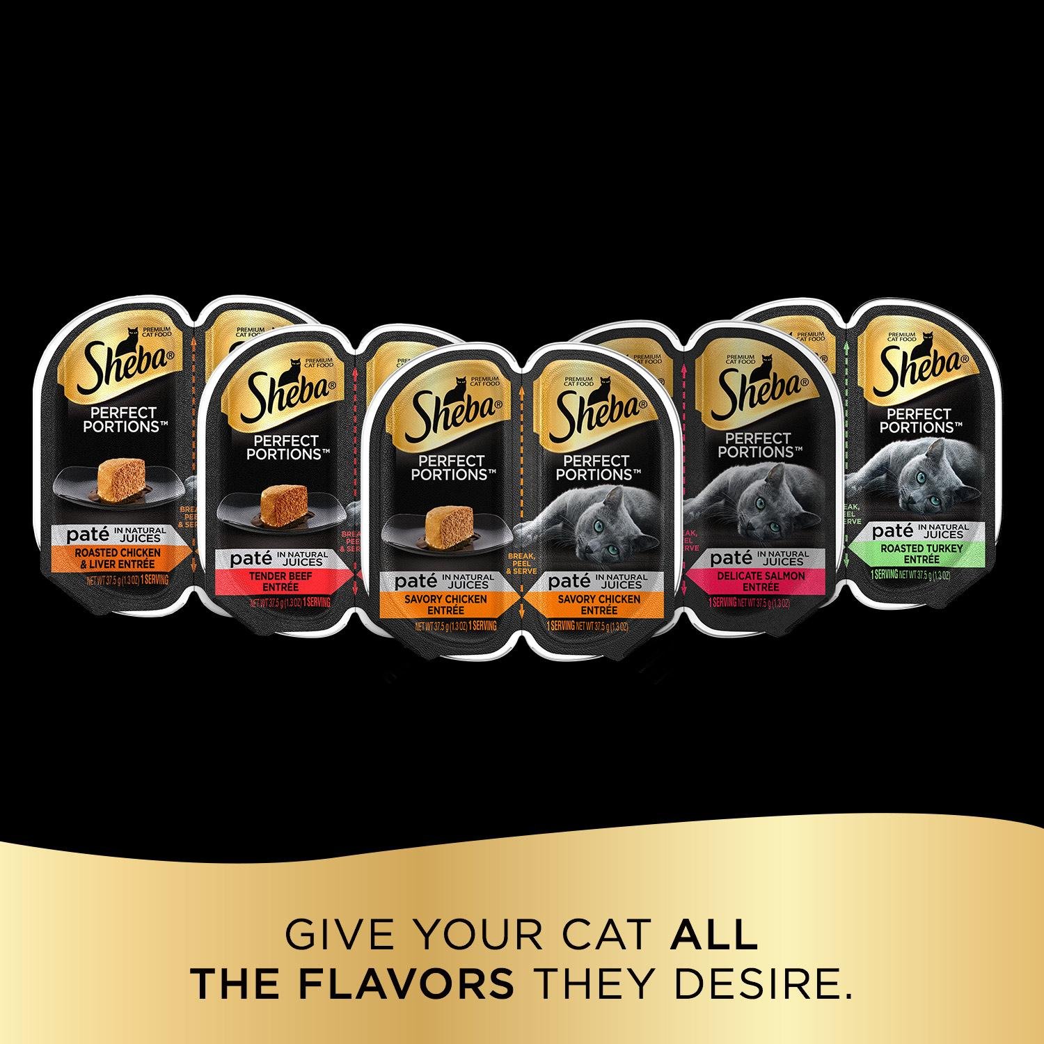 Select Amazon Accounts: Sheba Perfect Portions Wet Cat Food Trays 24-Pack 2.6oz (48 Servings) Various Flavors $7.78 & More FS w/ S&S