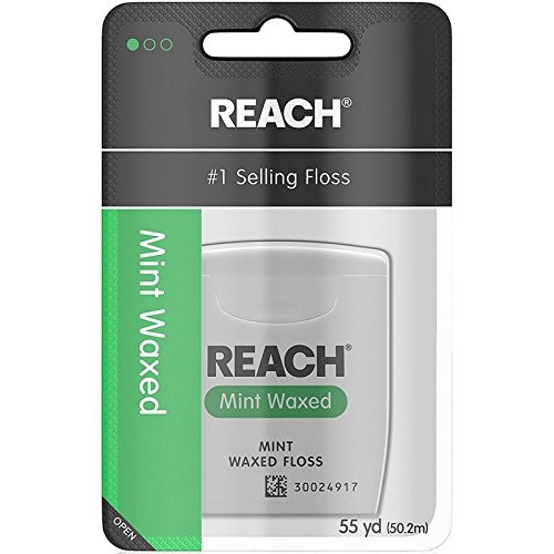 Reach Waxed Dental Floss, Mint, 55 Yards $0.92 w/ S&S FS w/prime or $25+
