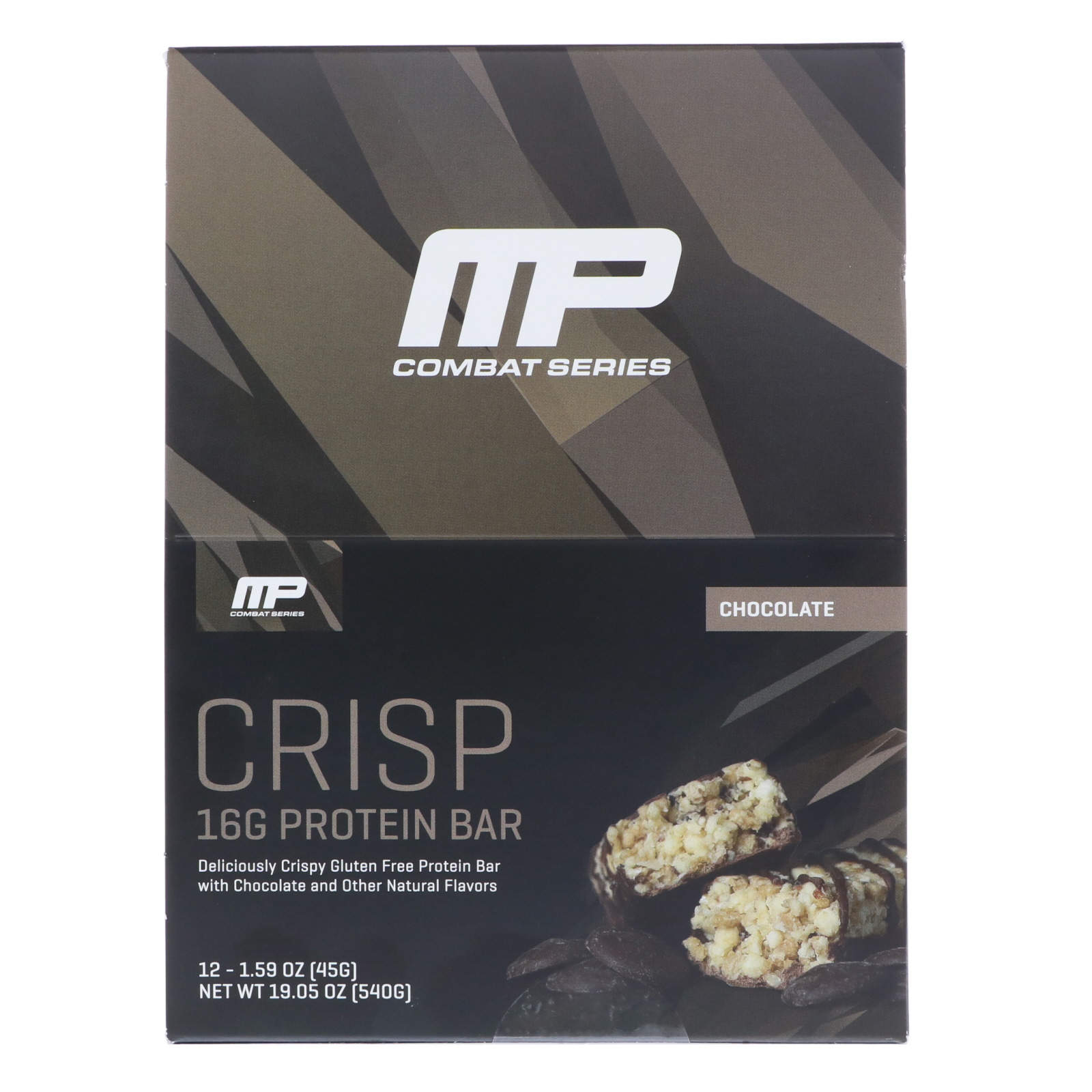 MusclePharm Combat Crunch Protein Bar, Multi-Layered Baked Bars, 20g Protein, 12 bars: Chocolate Cake $13.10, Double Stuffed Cookie Dough $12.81 w/ S&S