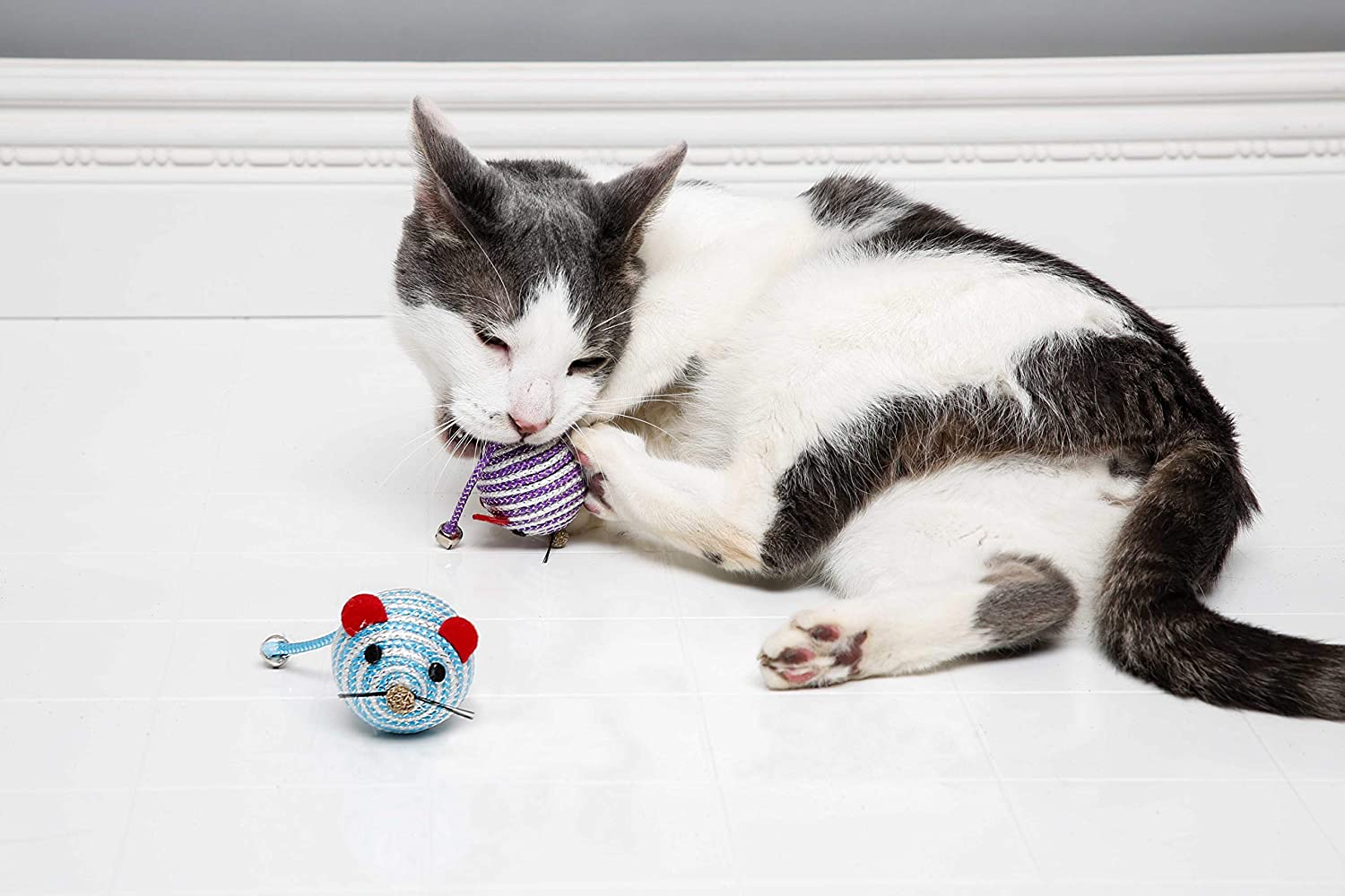 Hartz Cattraction Silver Vine & Catnip Cat Toys: Bell Mouse $1.97 FS w/ Prime