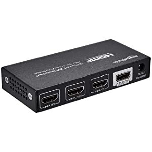 AmazonBasics 4k HDMI 3 Port Switch w/ Remote $10.24 FS w/ Prime