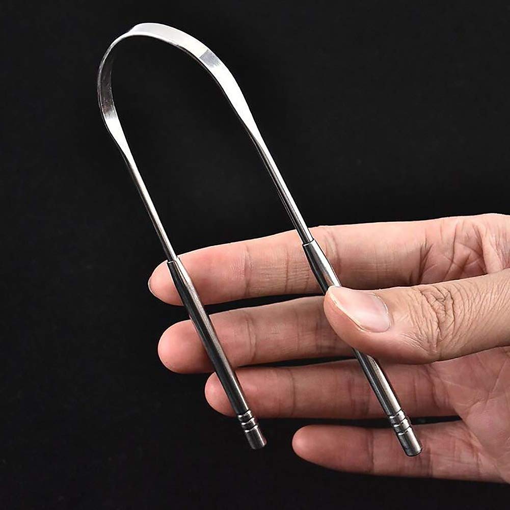 (1-Pack) Surgical Grade Stainless Steel Tongue Scraper Cleaner $1.69 - FS w/ Prime
