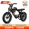 Luckeep M5 Electric Bike (1000W, 48V15AH, 32MPH, ~60-Mile Range) $692 + Free S/H