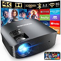GooDee YG600 Plus WiFi Portable Projector  (1080p Native + 4K Support) $80 + Free S/H