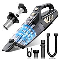 CODN 15000PA Hand Held Car Vacuum w/ Multi-Nozzles & Washable Filter $19 + Free S/H