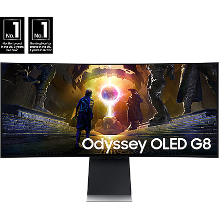 34" Samsung Odyssey G85SD 3440x1440 175Hz OLED Curved Monitor $599 + Free S/H