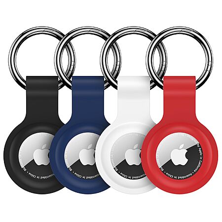 (prime only) 4-Ct Silicone AirTag Holder $3.60