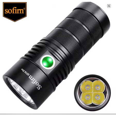 Sofirn SP36 Pro 8000-Lumens Rechargeable Flashlight w/ Batteries $27.50 + Free Shipping