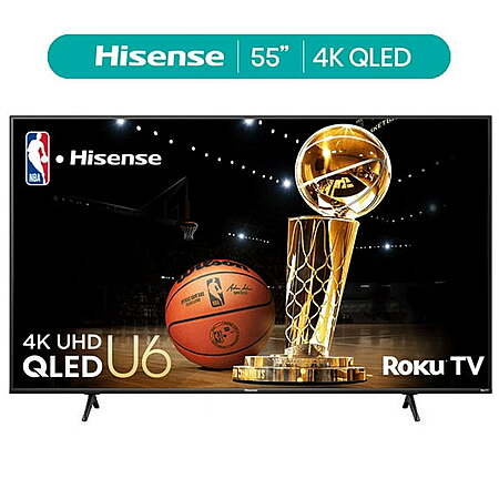 30% Off Hisense 55" QLED 4K TV!