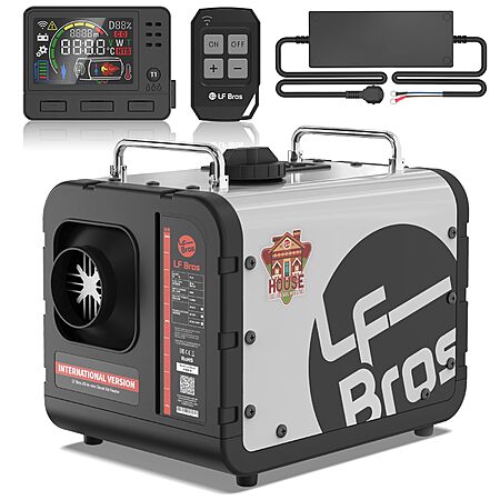 LF Bros 110V/12/24V 5KW Diesel Heater w/ Remote Control& LCD Screen $175 + Free S/H