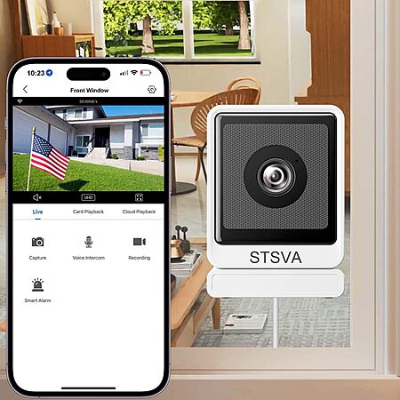 STSVA 3MP 2K Window WiFi Indoor Camera Security Camera - 2026-01-23