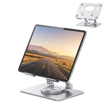 KEXIN Aluminum Adjustable Tablet Stand with 360°Swivel Base $14 @ Walmart