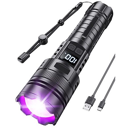 MOWETOO 2-in-1 Flashligjht w/ 365nm UV $15 @ Amazon