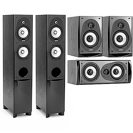 Energy Connoisseur Speakers: 2x CF-30 Floors + CC-5 Center + 2x CB-5 Bookshelf $300 + Free S&H