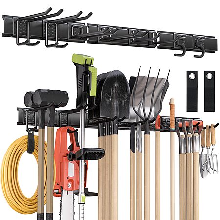 48" Nacial Wall Mounted Garden Tool Organizer $18.50 + Free S/H