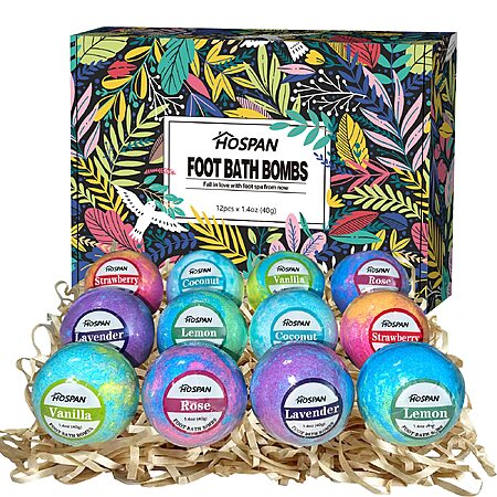 12-pack Essential Oil Foot Bath Bombs $2 @ Amazon