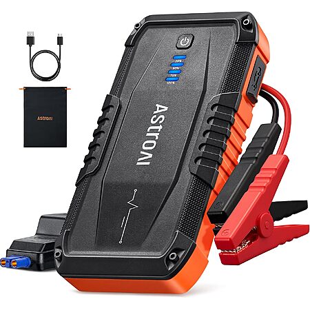 AstroAI S8 8000mAh 1500A 12V Car Battery Jump Starter $19.35 + Free S&H
