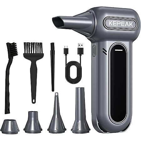 KEPEAK 130000RPM Cordless Electric Air Duster w/ Brushless Motor $23.80 + Free S&H