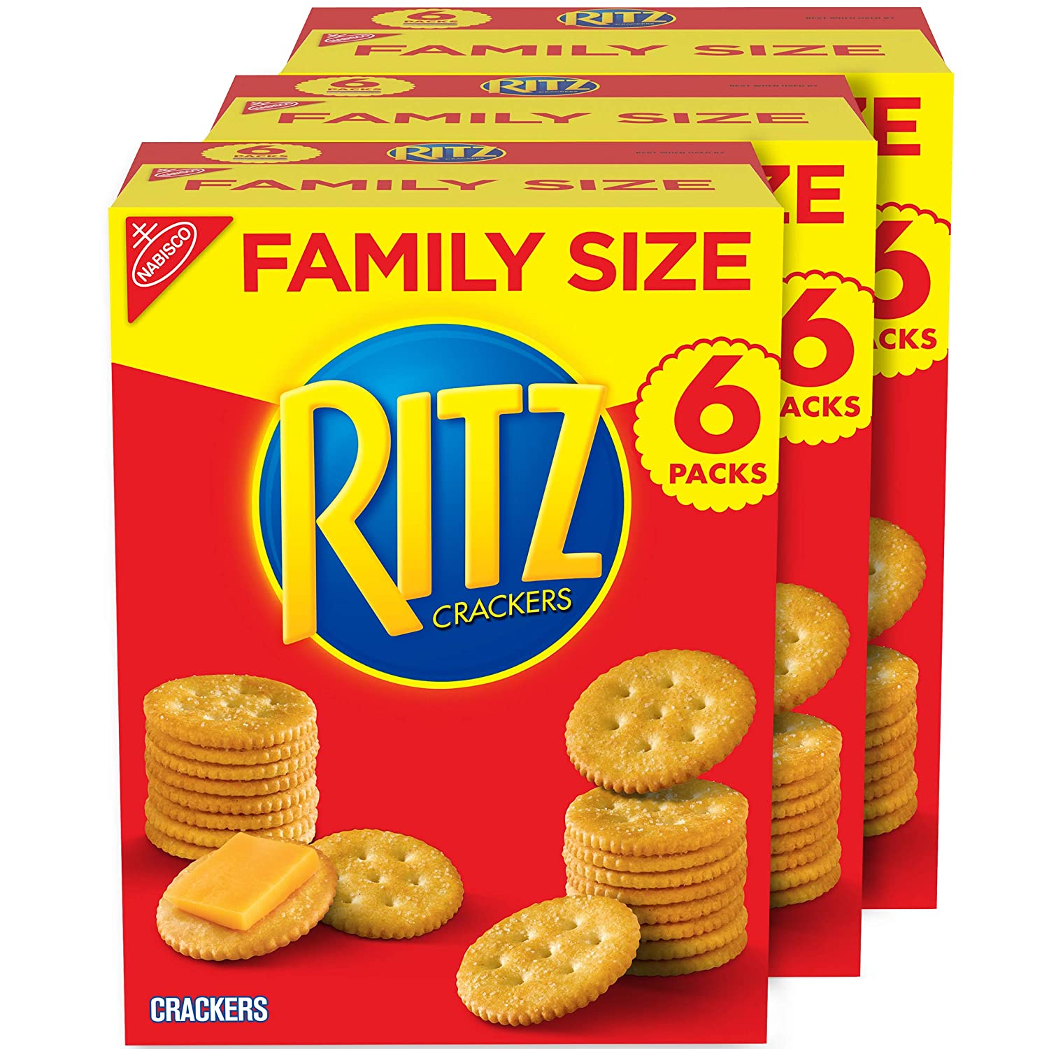 3-pack of 20.6oz Ritz Crackers (Original Flavor) $5.34 @ Amazon WD