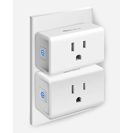 Kasa Smart Plug Ultra Mini 15A, EP10P2, Smart Home Wi-Fi Outlet 2 Pack - $10.46 after Prime Visa CB