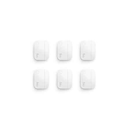 Ring Alarm Contact Sensor 6-Pack - 2nd Gen | Monitor 6 Doors or Windows | Instant Alerts | Approximately 3-Year Battery Life | Slim Design | Easy Installation