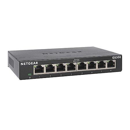 NETGEAR 8-Port Gigabit Ethernet Unmanaged Network Switch (GS308) - $11.99