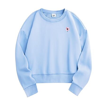Stelle Cropped Sweatshirt for Women Crewneck Pullover Tops Oversized Long Sleeve (various colors)