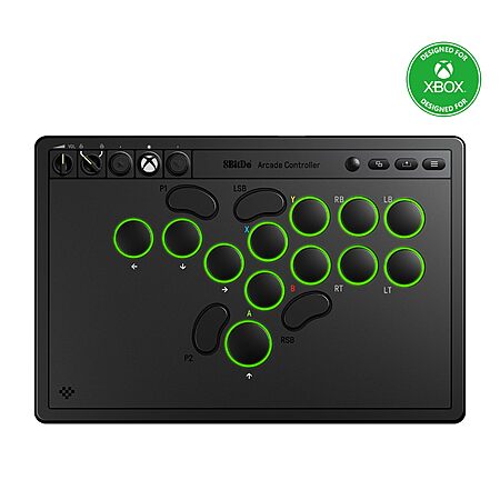 8BitDo All-Button Arcade Controller for Xbox Series X|S, Xbox One & PC ...