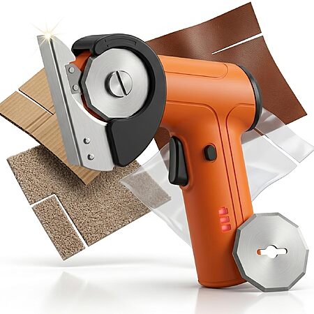 3/8" Electric Cardboard Cutter, Cordless Box Cutter