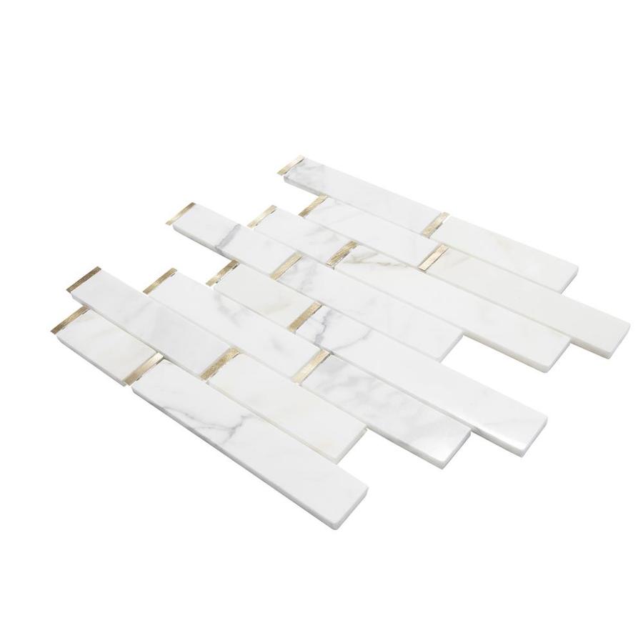 Lowes -- Calacatta Marble mosaic floor and wall tile YMMV $1.75 sq